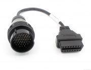 Переходник с колодки OBD-II на диагностическую колодку Iveco 38 pin